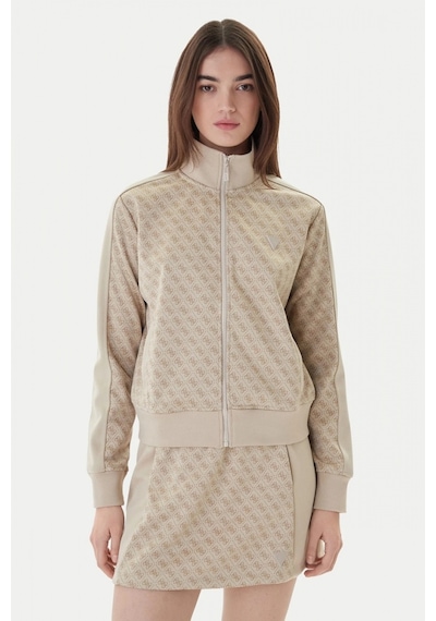 Guess Maya 4g Tam Fermuarlı Kadın Çok Renkli Sweatshirt V6rq08k2042-fnn0 Çok Renkli