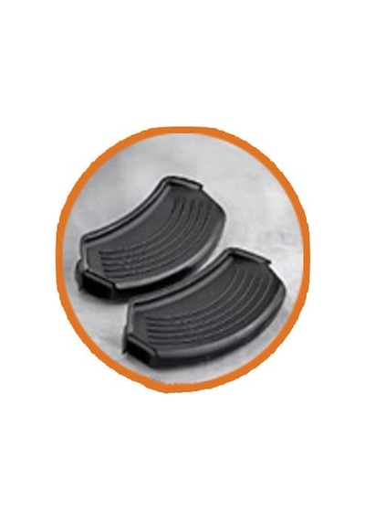 Silikon Tencere Tava Tutacağı Yanmaz Yapışmaz Tutamaç Set 9 X 4 Cm Siyah 1 Set 2 Adetten Oluşur Siyah