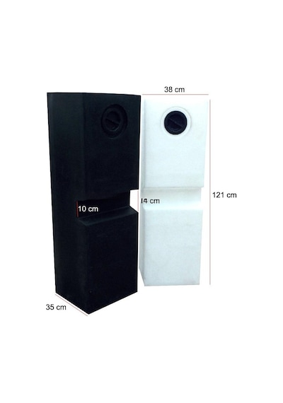 Karavan Su Deposu 160 Litre 121x38x35cm