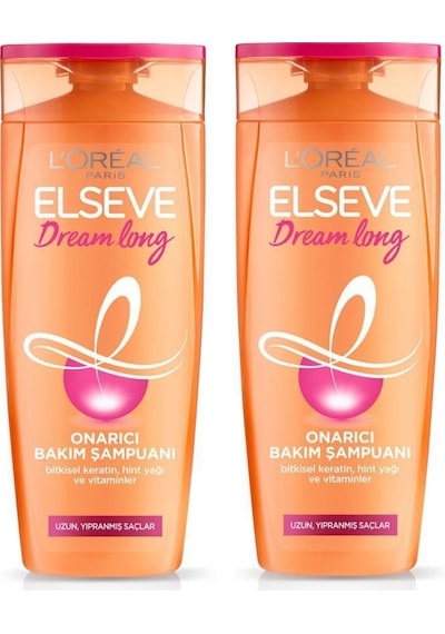Elseve Dream Long Onarıcı Bakım Şampuanı 2 x 390 ML