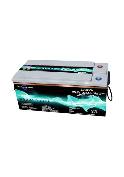 Prismacell Lifepo4 Akü 235ah 25.6 Volt Turbo Fast Chargıng Karavan, Marin, Solar Yaşam Aküsü
