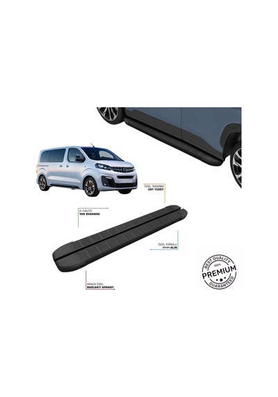 Opel Zafıra Lıfe Kısa Şase 2019 2020 2021 2022 2023 2024 2025 2026 Sln Siyah Yan Basamak