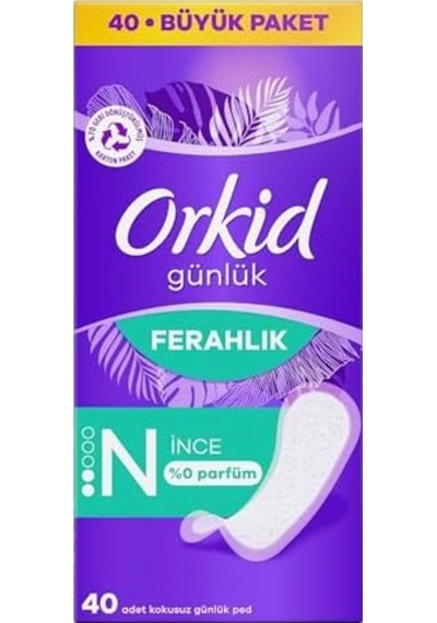 Yaprak Günlük Ped Normal Büyük Paket 40 Adet Ped