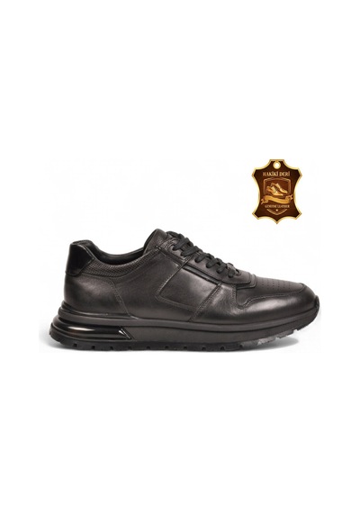 Komcero Kauçuk Tabanlı Bağcıklı Sneaker Siyah Hakiki Deri Erkek Casual Ayakkabı Xs2461-7112 Komcero Kauçuk Tabanlı Bağcıklı Sneaker Siyah Hakiki Deri Erkek Casual Ayakkabı Xs2461-7112