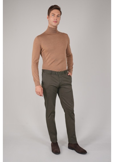 Bisse Haki Pamuklu 4 Cepli Erkek Basic Spor Pantolon Pns25y25104 D49 haki