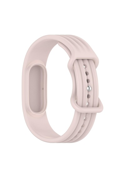Caseonn Google Fitbit Air Kordon Premium Silikon Spor Kayış Pudra