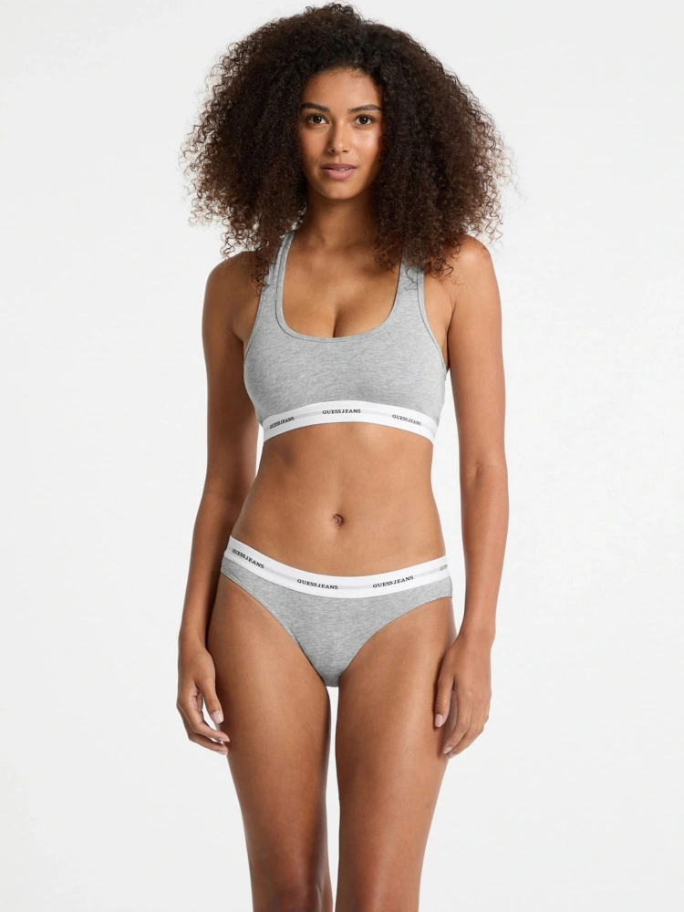 Guess Gj Bralette Kadın Gri Modal Karışımlı Bralet W4bz31kbbu1-h90z Gri