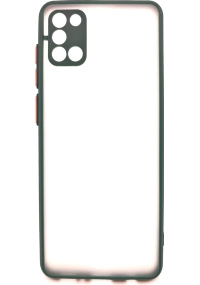 Nettech Samsung Galaxy A21s Uyumlu Kontrast Renkli Tuş Seri Arka Koruma Kılıf - Pembe Pembe