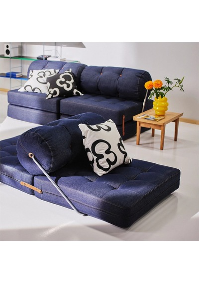 Ikea Mavi Konforlu Kanepe - Yataklı Koltuk