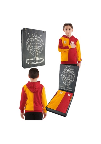 Galatasaray Metin Oktay Çocuk Sweat Kişiye Özel Kutulu 001