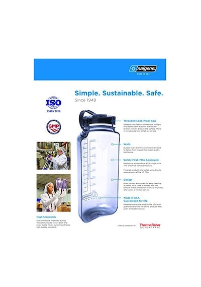 Nalgene Plastik Şişe &apos Sipper&apos Şişe Eki 50 x 22