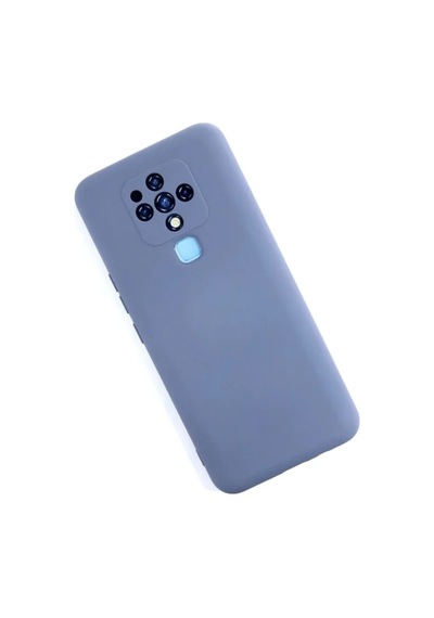 Jenerik Tecno Camon 16 Kılıf Nano İçi Kadife Silikon - Gri