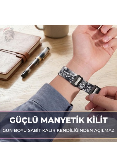Lexroo Xiaomi Mi Band 10/9/8 İle Uyumlu Kordon Manyetik Toka Meka