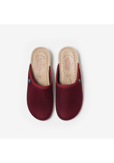 6014-burgundy Terlik Kadın T4 368 Fe Anoia Fly Flot Cloth Slipper 6037-avio / 6014-bordo
