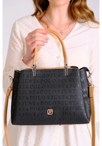 Just Polo Kadın Çantası 440113mh Siyah - Taba
