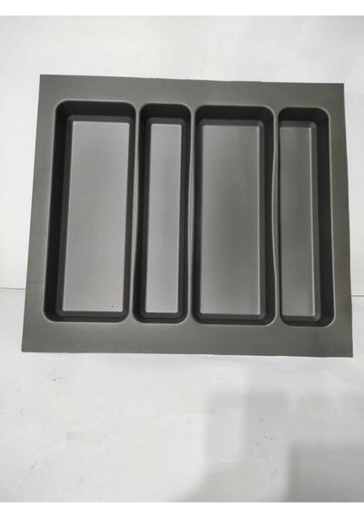 Gri Lüx 55 Cm X 49 Cm Çekmece Içi Kepçelik - 50 Cmx 40 Cm Ye Kadar Kısalır Antrasit