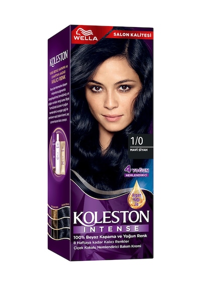 Koleston Intense 1/0 Mavi Siyah Saç Boyası