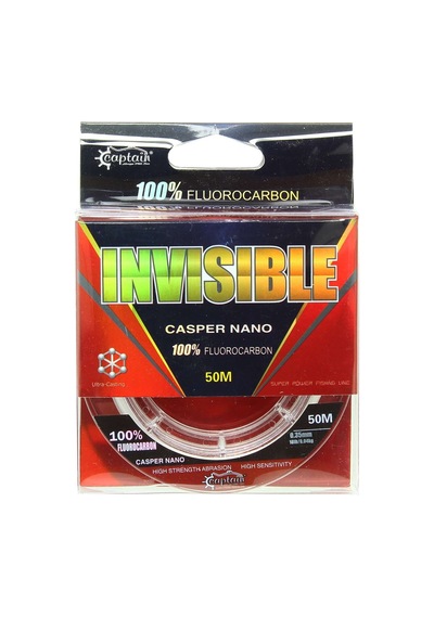 Captain Casper Nano %100 Fluoro Carbon Misina 50mt 0,35 Mm