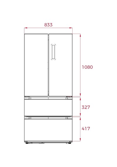 Teka RFD 77825 SS EU  No-Frost Gardırop Tipi Buzdolabı