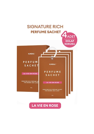 Kundal La Vie En Rose Signature Rich Perfume Sachet 4 х 20 G