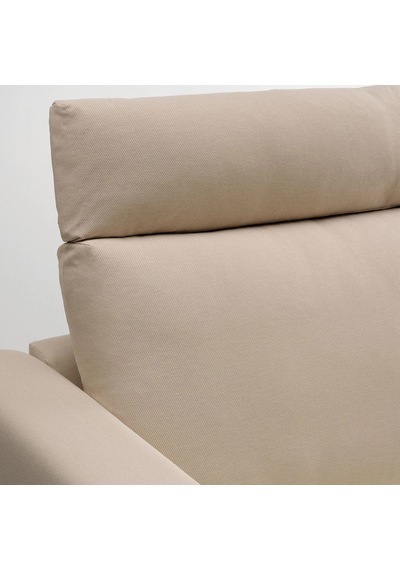 Ikea Bej Konforlu Kanepe - Baş Desteği