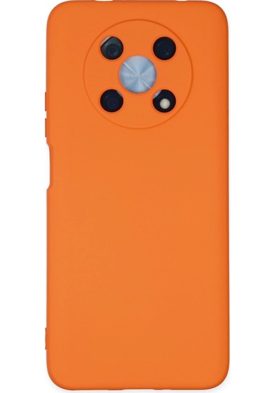 Cosmotex Newface Huawei Nova Y90 Kılıf Nano İçi Kadife Silikon - Turuncu