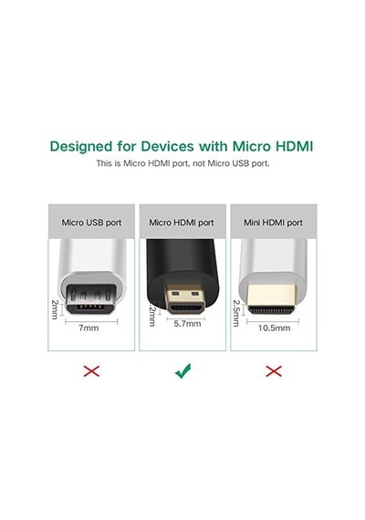 Micro Hdmı To Hdmı Dönüştürücü Adaptör