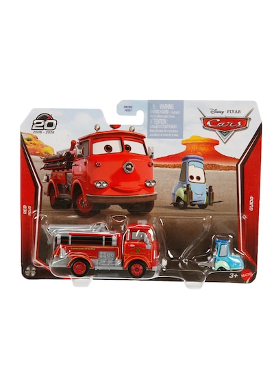 Disney Pixar Cars 20.yıl Özel Serisi Red & Guido 2'li Araç Seti Jkw74 Kırmızı