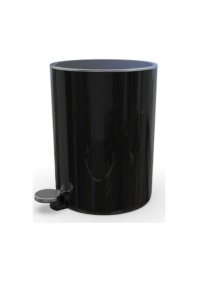 Primanova Lenox Siyah Pedallı Çöp Kovası 5 Litre M-E66-06 Siyah