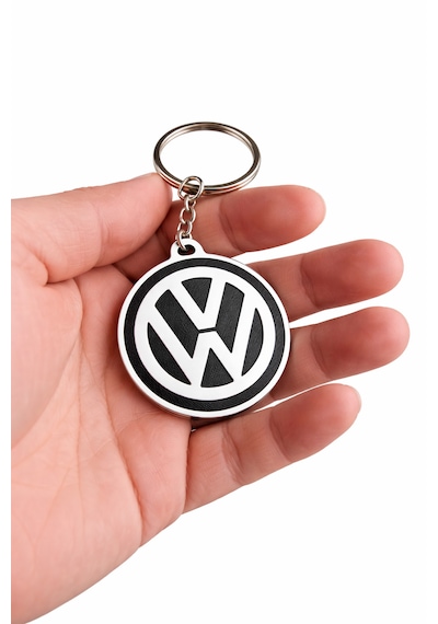 Volkswagen Logo Anahtarlık 3d Baskı Vw Araç Anahtarlığı Araba Logolu Anahtarlık