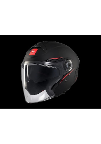 Mt Cosmo Sv Solid A1 Mat Siyah Açık Kask Mat Siyah
