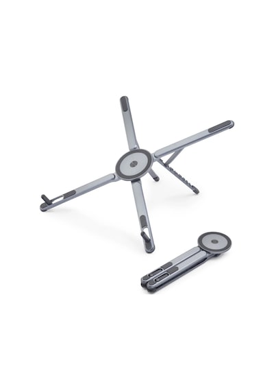 Lb Katlanir Manyeti K 360 Derece Döner Masaüstü Tablet Ve Laptop Standi Metal - Gümüş Nd8032