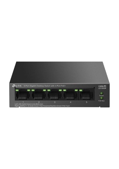 Tp-link Ls105gp 4 Port Poe+ 10/100/1000 Mbps Switch Metal Kasa