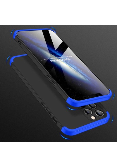 Apple Uyumlu iPhone 12 Pro Max Kılıf Zore Ays Kapak Mavi