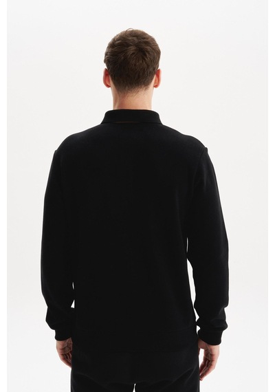 AR-MA Arma Erkek Regular Fit Selanik Kumaş Düğmeli Polo Yaka Sweatshirt Pamuk Polyester Karışımlı K30564699202 Siyah AR-MA Arma Erkek Regular Fit Selanik Kumaş Düğmeli Polo Yaka Sweatshirt Pamuk Polyester Karışımlı K30564699202 Siyah