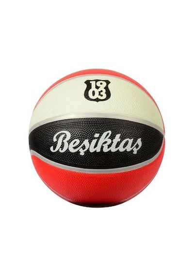 Beşiktaş Lisanslı Basketbol Topu No:7 Siyah-beyaz-kırmızı