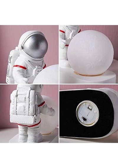Astronot Masa Lambası Renkli