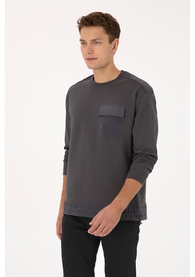 U.s. Polo Assn. Erkek Gri Sweatshirt 50316401-vr024 Grı
