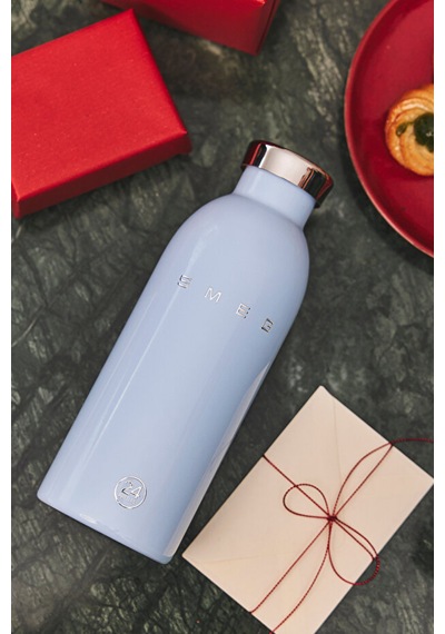 Smeg 50's Style Retro Clima Bottle Wbf01 500 Ml Çelik Termos Mavi