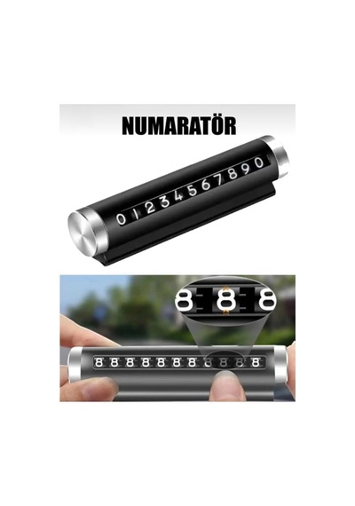Araç İçi Metal Metal Çevirmeli Telefon Numaratör - 715220672