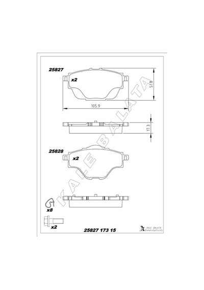 Kale-balata Arka Fren Balatası Astra L-grandland-c4 Grand/spacetourer-c5 Aırcross-p508-p5008-p308-p3008-ds4-ds7 290mm 25827-m00-00-kd11 95525386 1609000980 1647874380 Kale-balata Arka Fren Balatası Astra L-grandland-c4 Grand/spacetourer-c5 Aırcross-p508-p5008-p308-p3008-ds4-ds7 290mm 25827-m00-00-kd11 95525386 1609000980 1647874380