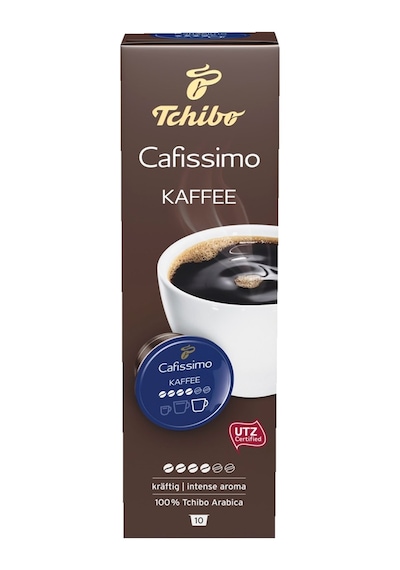 Tchibo Kapsül Kahve 10'lu Intense - Yoğun Aromalı Filtre Kahve Kapsülü 6'li Avantaj Paketi - 6 Tarı