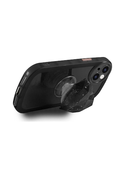 Apple Uyumlu iPhone 12 Pro Max Uyumlu Kamera Korumalı Pop Soketli Renkli Zore Ofro Kılıf-mor Mor -