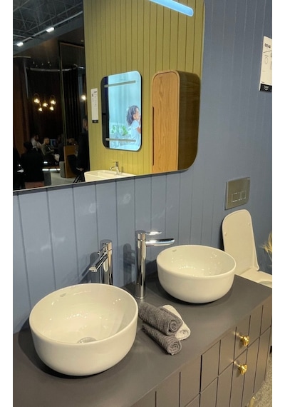Turkuaz Seramik Cerastyle Aqua 33 CM Pedikür Lavabo