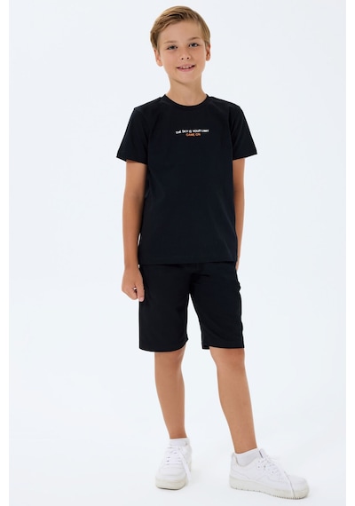 Rolypoly Erkek Çocuk Siyah Bermuda Takım Rp3760-c-v1 Siyah