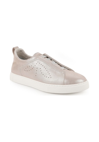 Libero Lz5885 Metalik Parlak Nokta Delik Detaylı Bağcıksız Hafif Eva Taban Kadın Sneaker Koyu Bej Libero Lz5885 Metalik Parlak Nokta Delik Detaylı Bağcıksız Hafif Eva Taban Kadın Sneaker Koyu Bej
