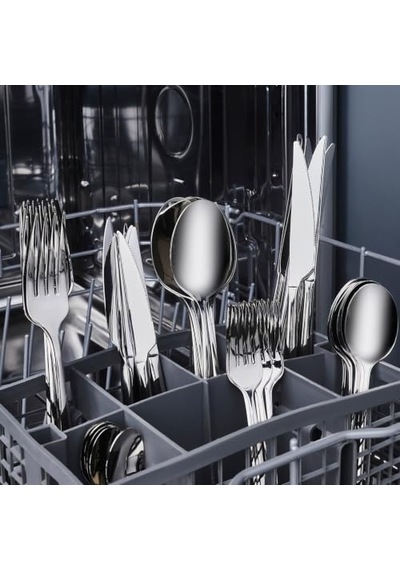 Boreas Platin 12 Kişilik 84 Parça Çatal Kaşık Bıçak Takımı Diğer