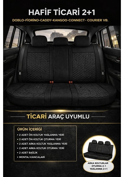 Tegin Üniversal Ticari 2+1 Altay Serisi Bel Destekli Koltuk Kılıf
