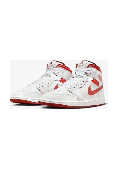 Nike Air Jordan 1 Mid Se Erkek Sneaker Beyaz Beyaz