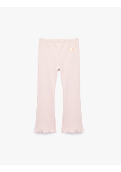 Koton Pamuklu Beli Lastikli Kaşkorse İspanyol Paça Tayt Pembe 7wmg40047ak Gül Koton Pamuklu Beli Lastikli Kaşkorse İspanyol Paça Tayt Pembe 7wmg40047ak Gül